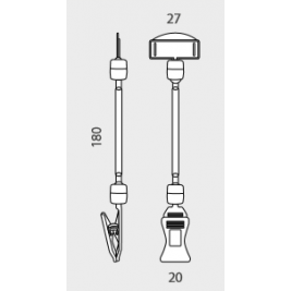 Porta Preços Clip Cl.180