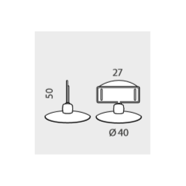Porta Preços Suction M50