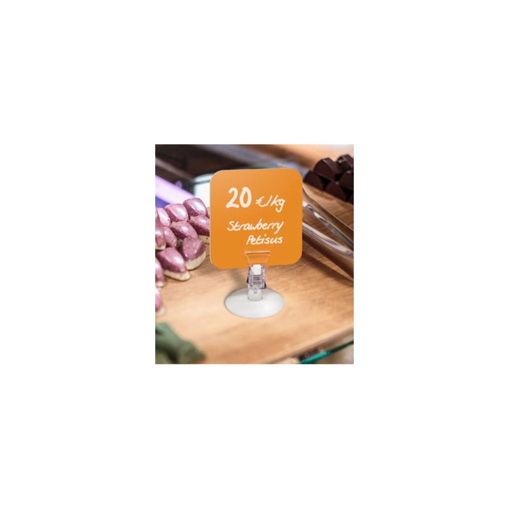 Porta Preços c/ Base Ø55 mm