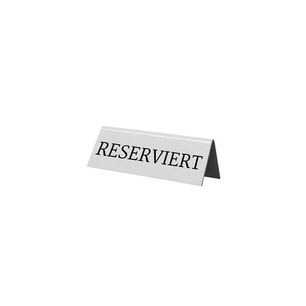 Table Signs Reservado