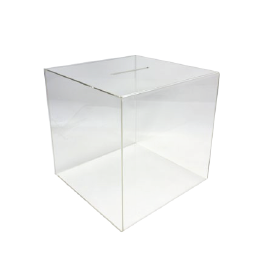 Urna com formato em cubo