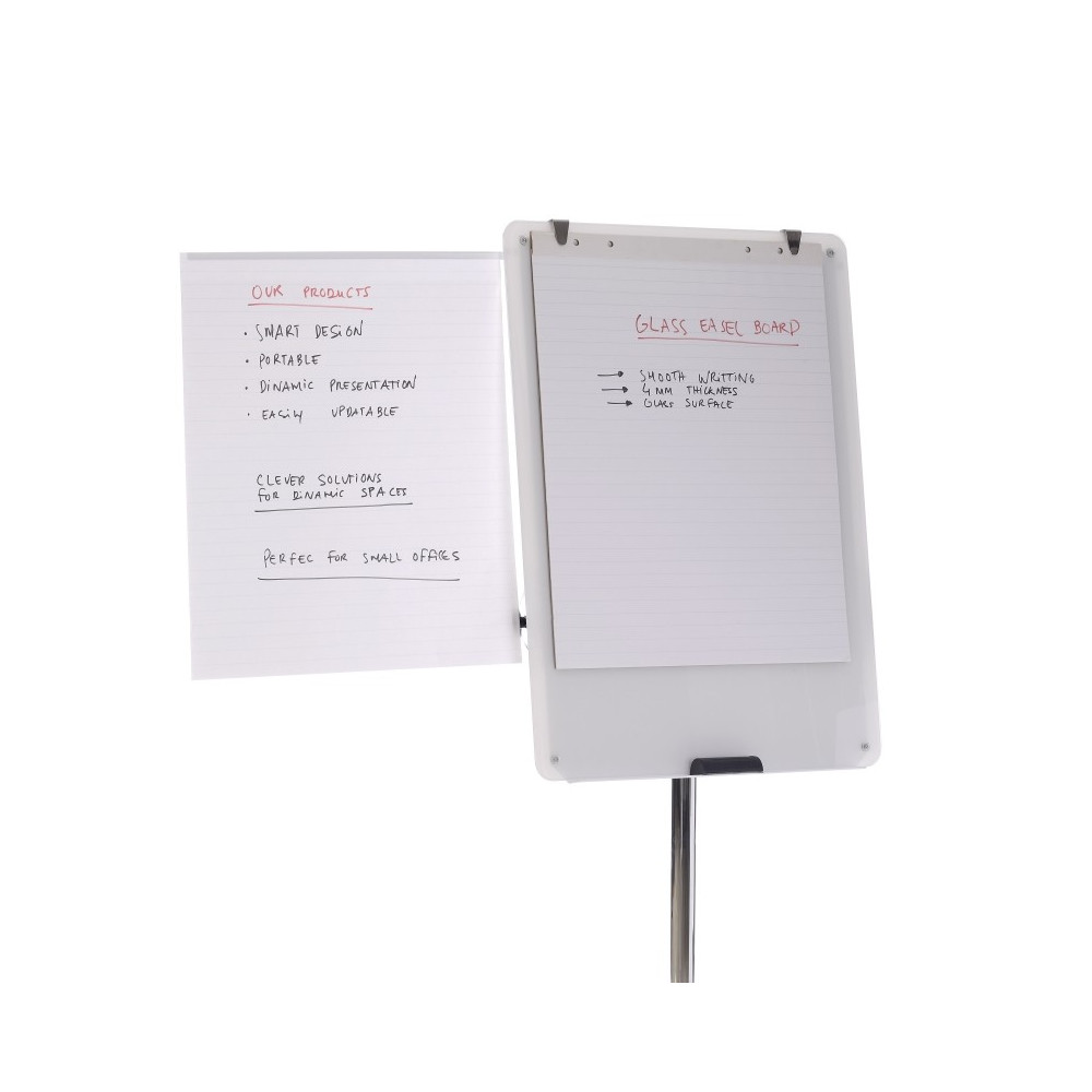 Cavalete Móvel de Vidro Magnético