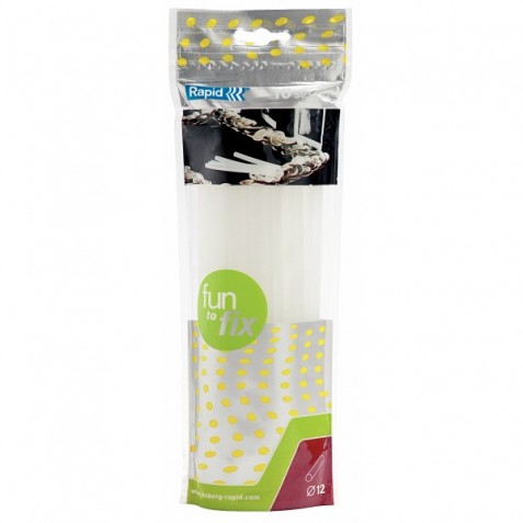 Multipurpose glue 12mmØ rapid with 10 sticks Multipurpose glue 12mmØ rapid with 10 sticks