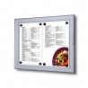 Expositor porta menu Exterior c/ ou s/ LED