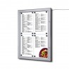 Expositor porta menu Exterior c/ ou s/ LED