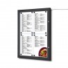 Expositor porta menu Exterior c/ ou s/ LED