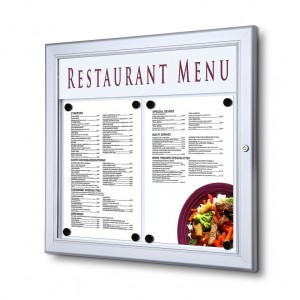 Vitrine para menus 1xA4