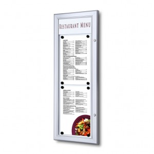 Vitrine para menus 1xA4