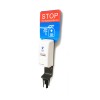 Dispensador automático de gel montado en la pared