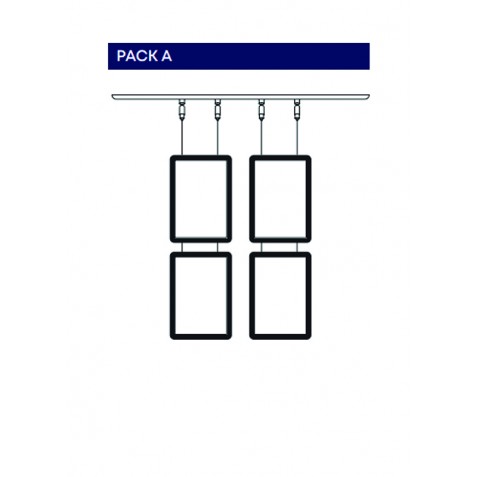 Opção A Pack A (1x 2x 4A4) Kit com 4 lightbox A4 Opção A Pack A (1x 2x 4A4) Kit com 4 lightbox A4