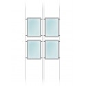 Opción B Pack B (1x 2x 4A3) Kit con 4 cajas de luz A3