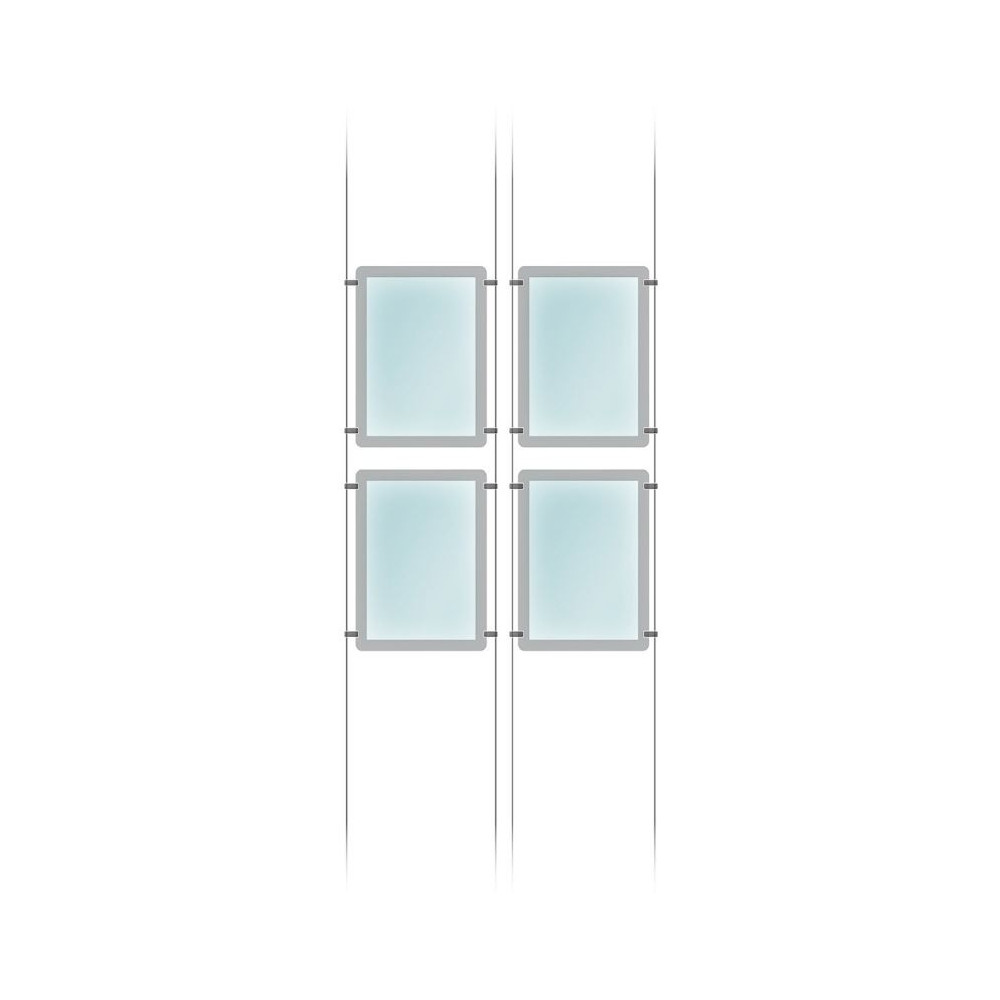 Opción B Pack B (1x 2x 4A3) Kit con 4 cajas de luz A3