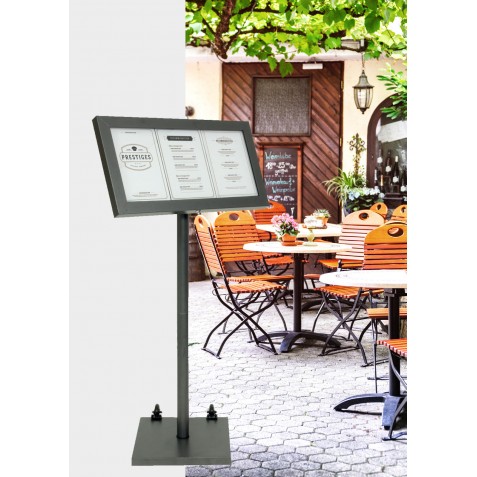 Soporte para menús Acero recubierto 3XA4