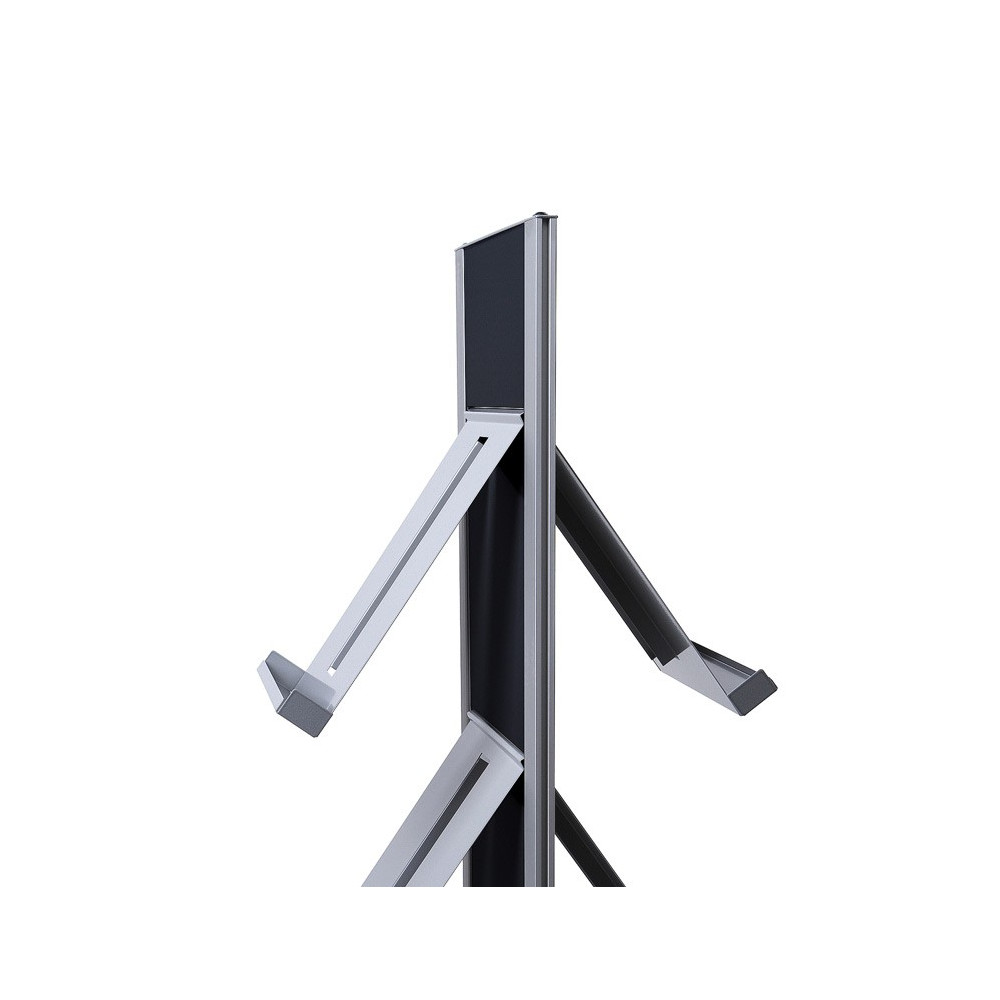 Suporte para brochuras de 4 prateleiras