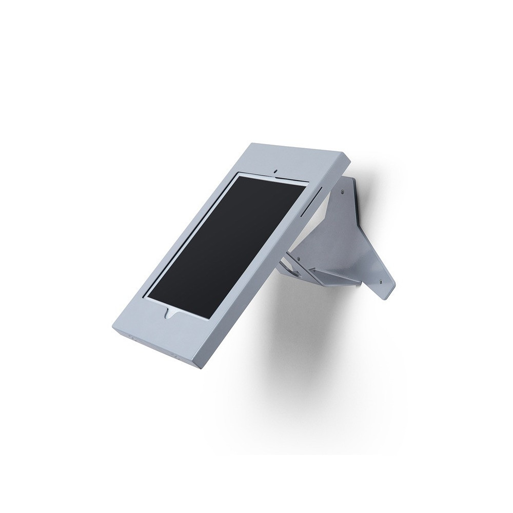 Porta Tablet Slimcase, montagem em parede com inclinação, prata