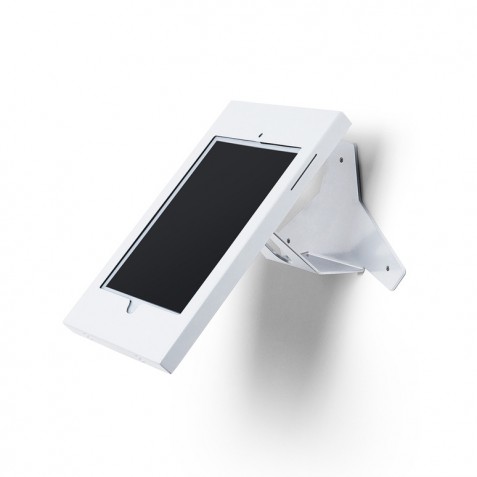 Porta Tablet Slimcase, montagem em parede com inclinação, prata