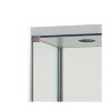 Vitrine de vidro iluminada 800x400mm