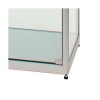 Vitrine de vidro iluminada 800x400mm