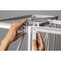 Pop-up Impress 90 ° Juego de conectores de esquina (+ botto topo)