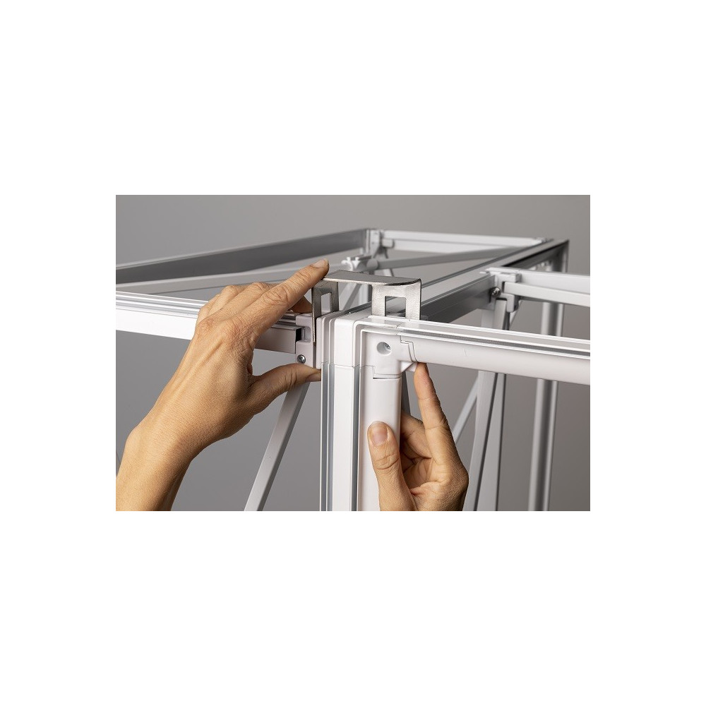 Pop-up Impress 90 ° Juego de conectores de esquina (+ botto topo)