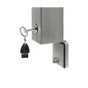 Rectangular wall-mounted ashtray