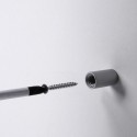 Distancia entre soportes para pósteres de 20 mm