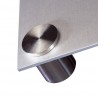 Guardabarros de acero inoxidable 25x25 (paquete de 4)