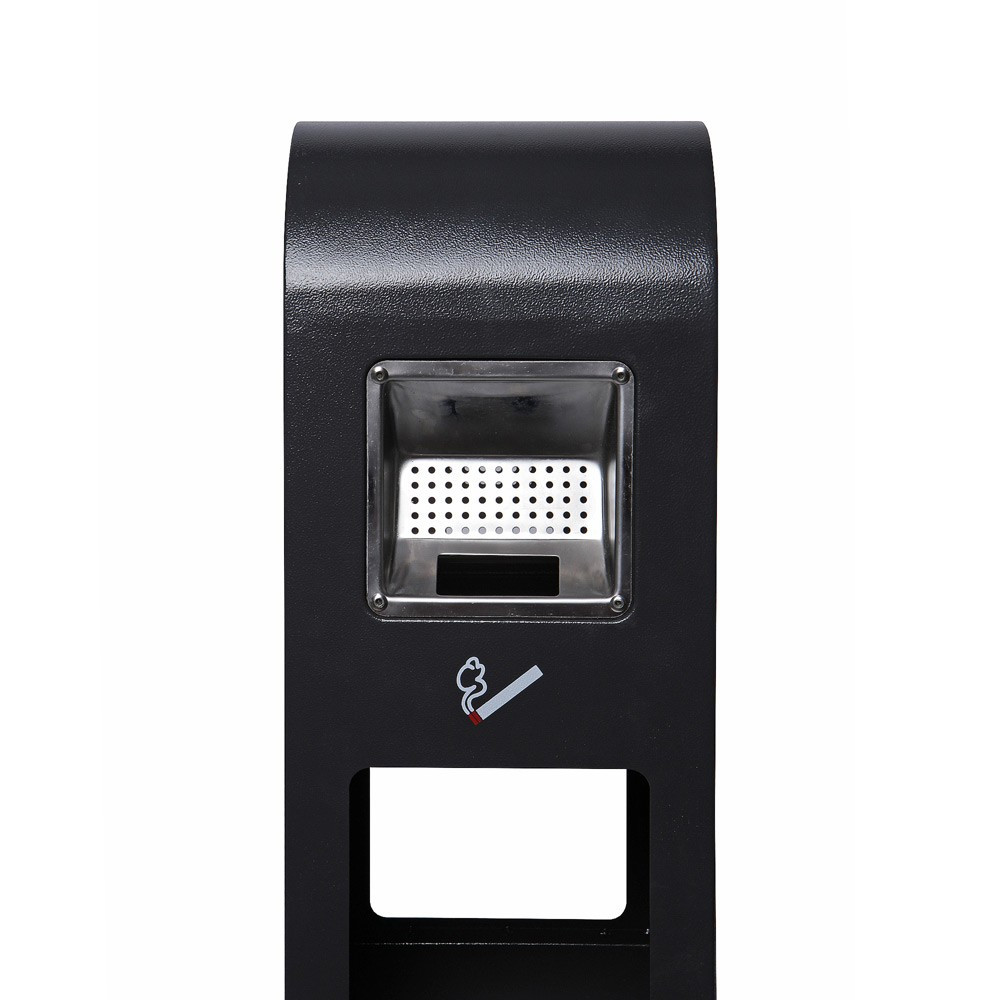 Cenicero de exterior con bandeja de papel