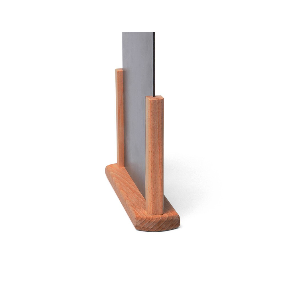 Soportes de mesa de madera, marrón oscuro, A4