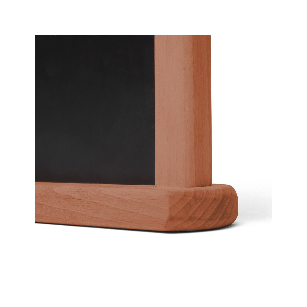 Soportes de mesa de madera, marrón oscuro, A4