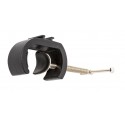 Wall Light tubo preto da braçadeira