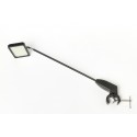 Wall Light tubo preto da braçadeira