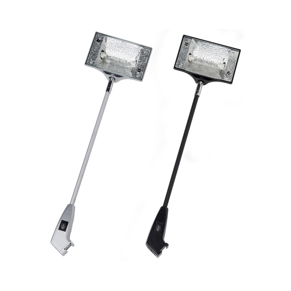 Parede luz halógena 150 Watt Preto