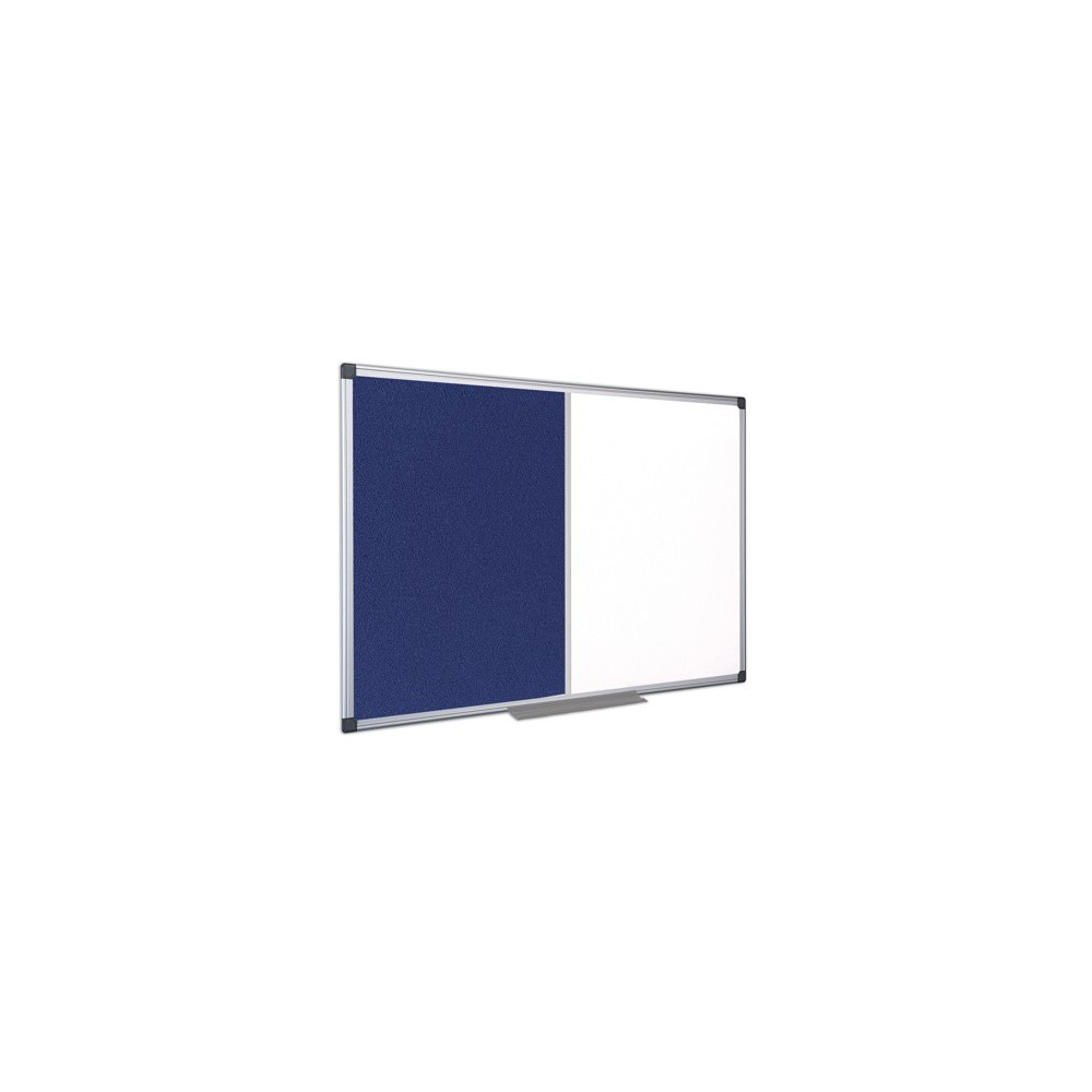 Pizarra doble magnética + fieltro azul MAYA - Pizarras blancas | SignalShop