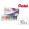 Pastel de oleo pentel arts 16 cores