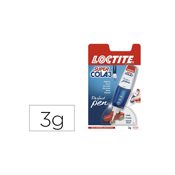 Cola loctite 3 gr super cola 3 perfect pen