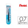 Lapiseira pentel orenz 07 mm preto em blister de 1 unidade