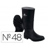 Botas deltaplus de seguranca stone pvc preto sola de pitoes tamanho 48