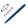 Caneta parker im monochrome azul aparo f em estojo de oferta