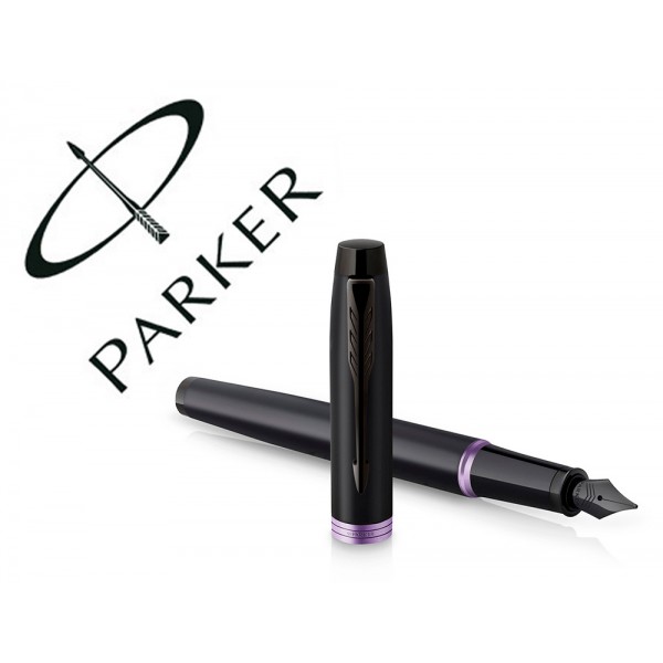 Caneta parker im professional anel lilas aparo f em estojo de oferta