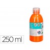 Pintura acrilica liderpapel frasco de 250 ml laranja