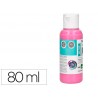 Pintura acrilica liderpapel frasco de 80 ml rosa