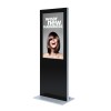 Schlankes digitales Totem mit Bildschirm