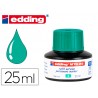 Tinta marcador edding mtk 25 com sistema capilar cor verde frasco de 25 ml