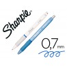 Esferografica sharpie fashion retratil tinta gel azul 07 mm caixa 2 unidades azul ceu branco