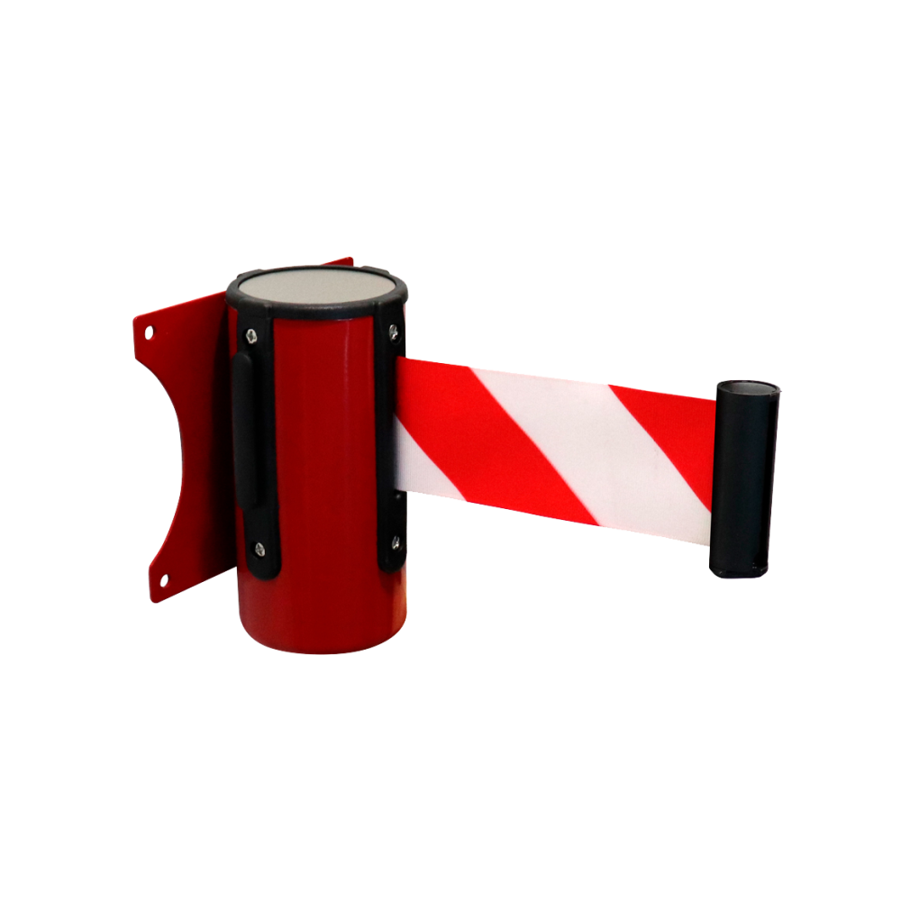 Begrenzendes schwarzes/rotes Wandband