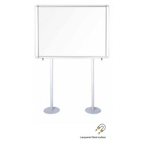 Showcase Mastervision Post Mount Top Hinged Weather Proof Showcase Mastervision Post Mount Top Hinged Weather Proof