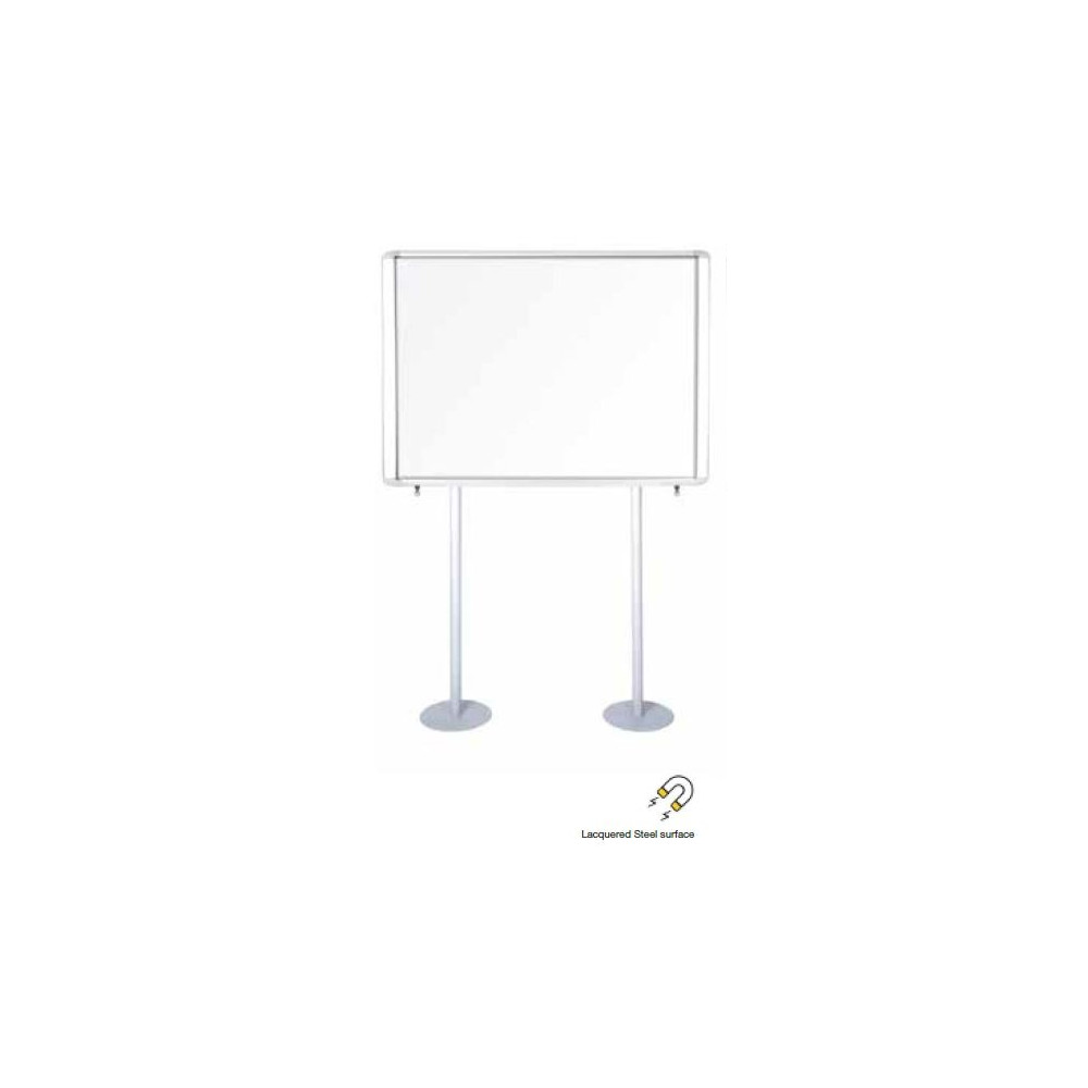 Vitrina Mastervision Montaje en poste con bisagra superior A prueba de intemperie