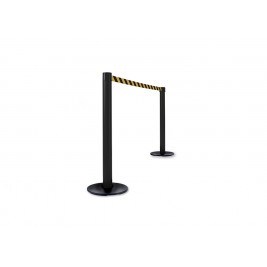 Industrial plastic pole with INDUSTRY strap
