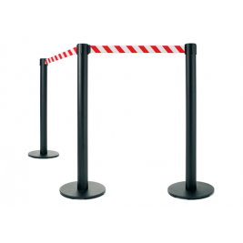 Industrial plastic pole with INDUSTRY strap